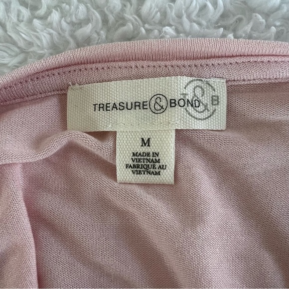 Treasure & Bond T-Shirt in pale pink SZ M - Picture 3 of 3